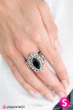 Paparazzi "Champion Sparkle" Black Ring Paparazzi Jewelry