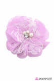 Paparazzi "Chantilly Lace" Purple Hair Clip Paparazzi Jewelry