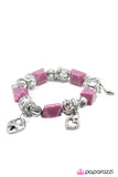 Paparazzi "Charming Cosmopolitan" Purple Bracelet Paparazzi Jewelry