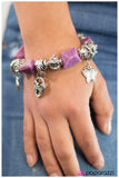 Paparazzi "Charming Cosmopolitan" Purple Bracelet Paparazzi Jewelry
