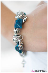 Paparazzi "Charming Cosmopolitan" Blue Bracelet Paparazzi Jewelry