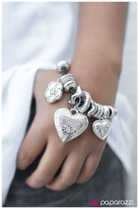 Paparazzi "Charmingly Charming" Silver Bracelet Paparazzi Jewelry