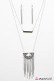 Paparazzi "Chase The Wind" Green Necklace & Earring Set Paparazzi Jewelry