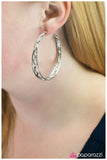 Paparazzi "Chasing Daylight - Silver" earring Paparazzi Jewelry
