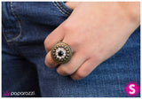 Paparazzi "Chasing The Sun - Brass" ring Paparazzi Jewelry