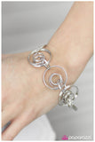 Paparazzi "Chasing Your Tail" Silver Bracelet Paparazzi Jewelry