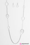 Paparazzi "Cheers To Tears - Silver" necklace Paparazzi Jewelry