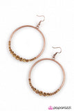 Paparazzi "Cheers To You - Copper" earring Paparazzi Jewelry