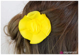 Paparazzi "Cheer Up!" Yellow Hair Clip Paparazzi Jewelry