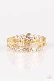 Paparazzi "Cherish The Glitter" Gold Ring Paparazzi Jewelry