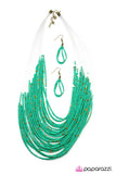 Paparazzi "Cherokee Falls" Blue Necklace & Earring Set Paparazzi Jewelry