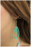 Paparazzi "Cherokee Falls" Blue Necklace & Earring Set Paparazzi Jewelry