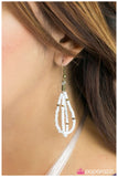 Paparazzi "Cherokee Falls" White Necklace & Earring Set Paparazzi Jewelry