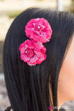 Paparazzi "Cherokee Rose" Pink Hair Clip Paparazzi Jewelry