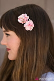 Paparazzi "Cherry Fields" Pink Hair Clip Paparazzi Jewelry