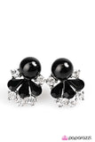 Paparazzi "Chicago Chic" Black Earrings Paparazzi Jewelry