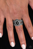 Paparazzi "Chief of Chic" Black Ring Paparazzi Jewelry