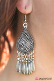 Paparazzi "Chime Rhyme - Silver" earring Paparazzi Jewelry