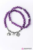 Paparazzi "Choose Love" Purple Bracelet Paparazzi Jewelry