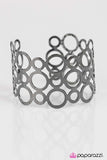 Paparazzi "Circle Back Around - Black" bracelet Paparazzi Jewelry