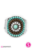 Paparazzi "Circle Of Friends" Blue Ring Paparazzi Jewelry