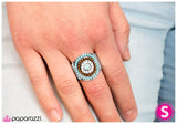 Paparazzi "Circle Of Friends" Blue Ring Paparazzi Jewelry