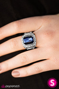 Paparazzi "City Royals - Blue Ring " ring Paparazzi Jewelry