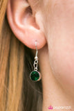 Paparazzi "City Skyline" Green Necklace & Earring Set Paparazzi Jewelry