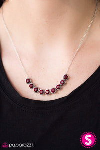 Paparazzi "City Skyline" Red Necklace & Earring Set Paparazzi Jewelry