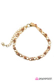 Paparazzi "City Slicker" Gold Bracelet Paparazzi Jewelry