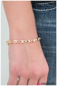 Paparazzi "City Slicker" Gold Bracelet Paparazzi Jewelry