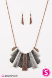 Paparazzi "CLAN Out! - Copper" necklace Paparazzi Jewelry