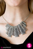 Paparazzi "CLAN Out! - Silver" necklace Paparazzi Jewelry