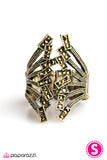 Paparazzi "Class and Clash - Brass" ring Paparazzi Jewelry