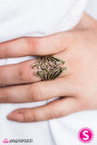 Paparazzi "Class and Clash - Brass" ring Paparazzi Jewelry