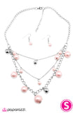 Paparazzi "Classically Captivating - Pink" necklace Paparazzi Jewelry