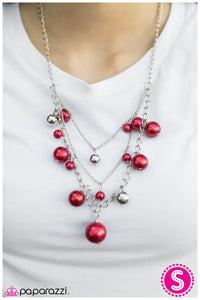 Paparazzi "Classically Captivating - Red" necklace Paparazzi Jewelry