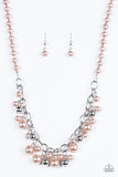 Paparazzi "Classically Celebrity - Brown" necklace Paparazzi Jewelry