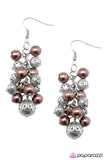 Paparazzi "Classiest Of Them All" Brown Earrings Paparazzi Jewelry