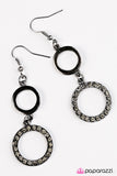 Paparazzi "Classy and Bubbly" Black Earrings Paparazzi Jewelry