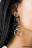 Paparazzi "Classy and Bubbly" Black Earrings Paparazzi Jewelry