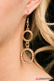 Paparazzi "Classy and Bubbly" Gold Earrings Paparazzi Jewelry