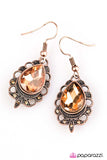 Paparazzi "Classy Casanova" Copper Earrings Paparazzi Jewelry