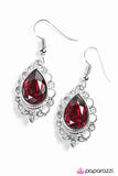 Paparazzi "Classy Casanova" Red Earrings Paparazzi Jewelry
