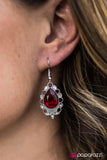Paparazzi "Classy Casanova" Red Earrings Paparazzi Jewelry