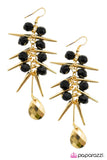 Paparazzi "Clawing To The Top" Black Earrings Paparazzi Jewelry