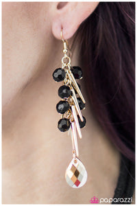 Paparazzi "Clawing To The Top" Black Earrings Paparazzi Jewelry