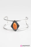 Paparazzi "Cliffside View" Orange Bracelet Paparazzi Jewelry