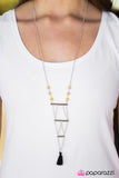 Paparazzi "Climb Every Mountain" Yellow Necklace & Earring Set Paparazzi Jewelry