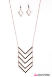 Paparazzi "Climb High - Copper" necklace Paparazzi Jewelry